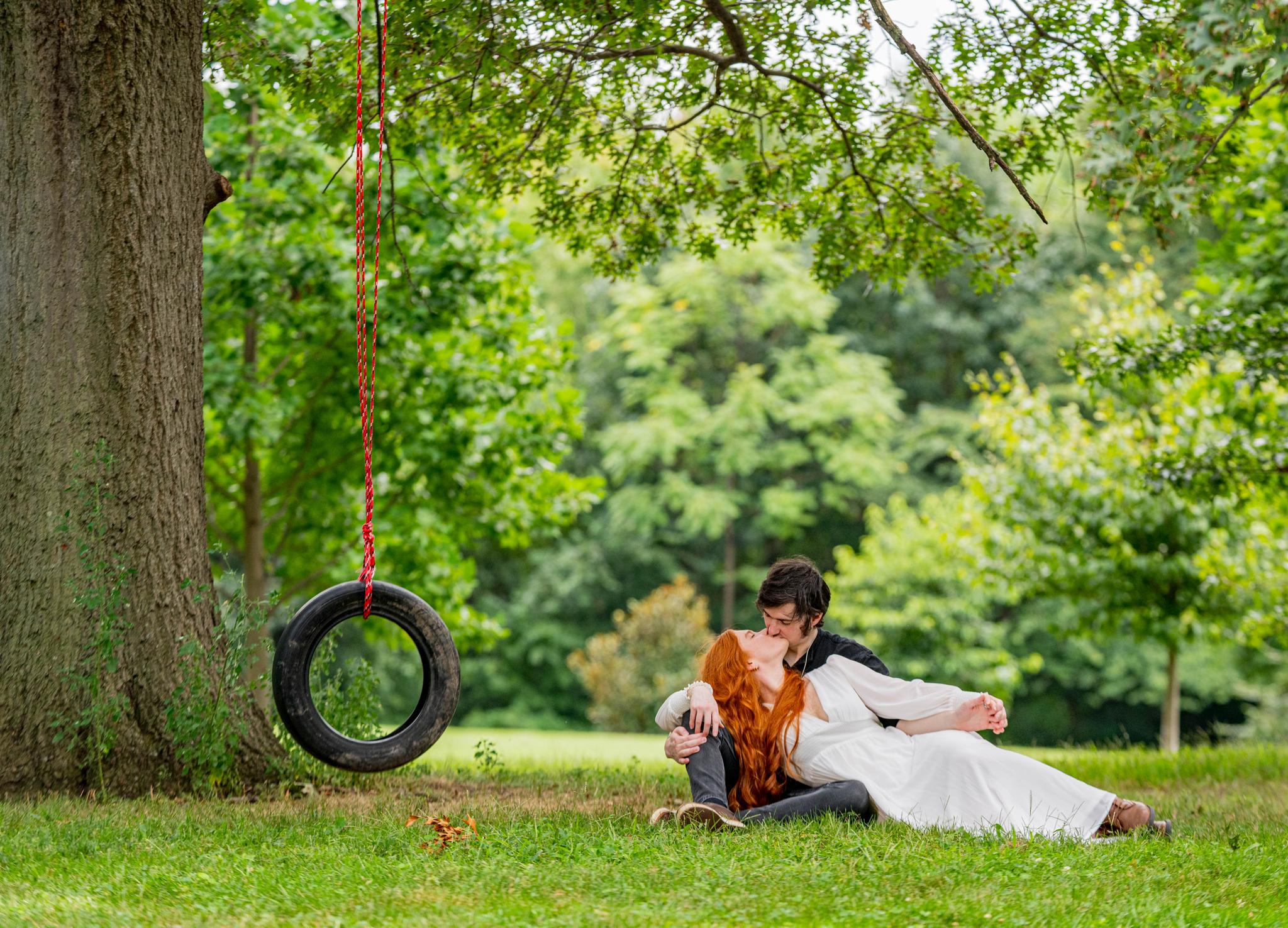 Lauren & Rich | A Romantic Day at Patterson Park Again